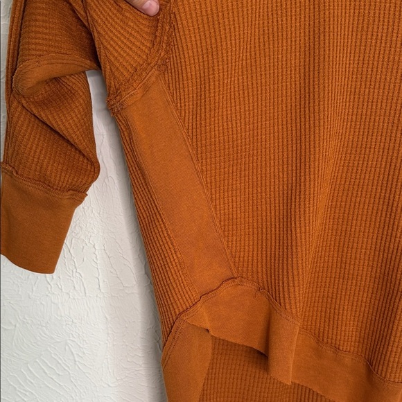 We The Free Free People Thermal Knit Shirt In Autumn Wildflower size small - Picture 13 of 14